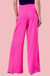 HOT PINK WIDE LEG PANTS